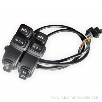 Electric bicycle K18A three-function switch combination